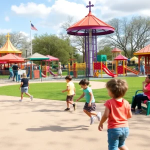 Families enjoying outdoor activities in San Antonio