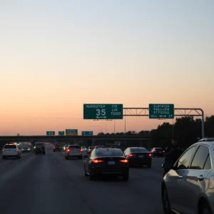 Traffic flow on Interstate 35 in San Antonio after police situation resolved