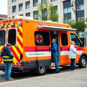 Mobile medical unit providing healthcare services in San Antonio