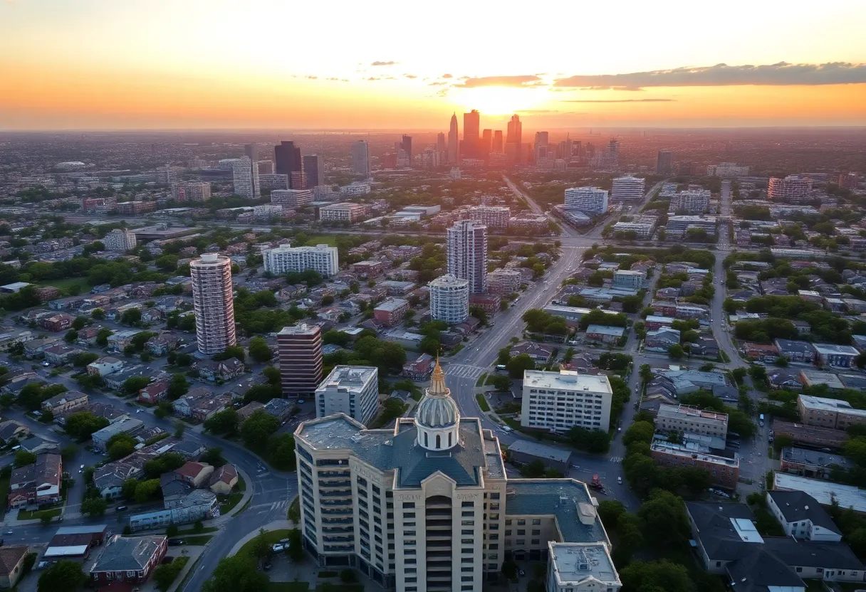 Aerial view of San Antonio showcasing urban expansion and developments