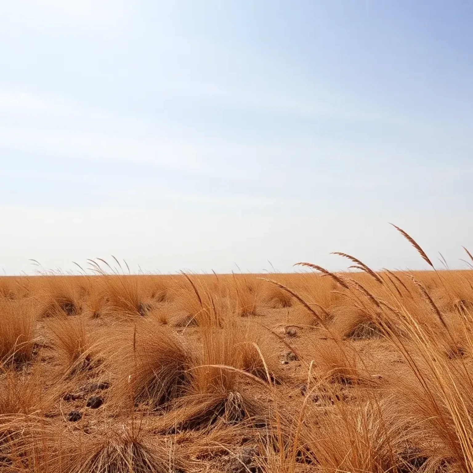 Dry landscape in San Antonio, Texas indicating wildfire danger