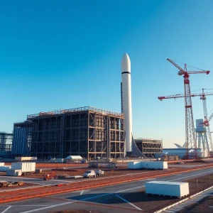 SpaceX Gigabay Construction in Florida