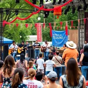 Crowd enjoying a performance at the Tejano Music Awards Fan Fair