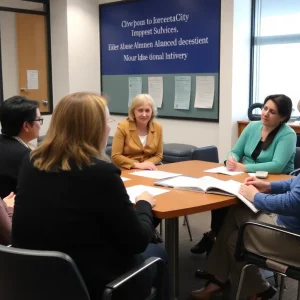 City employees learning about elder abuse prevention