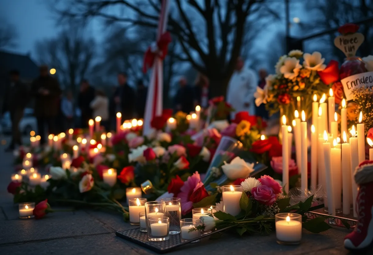 Community vigil for a victim of anti-transgender violence