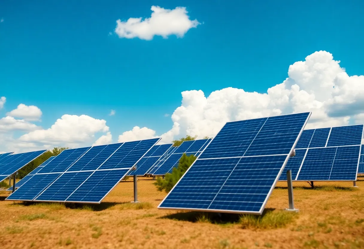 Waterloo Solar Project in Bastrop County