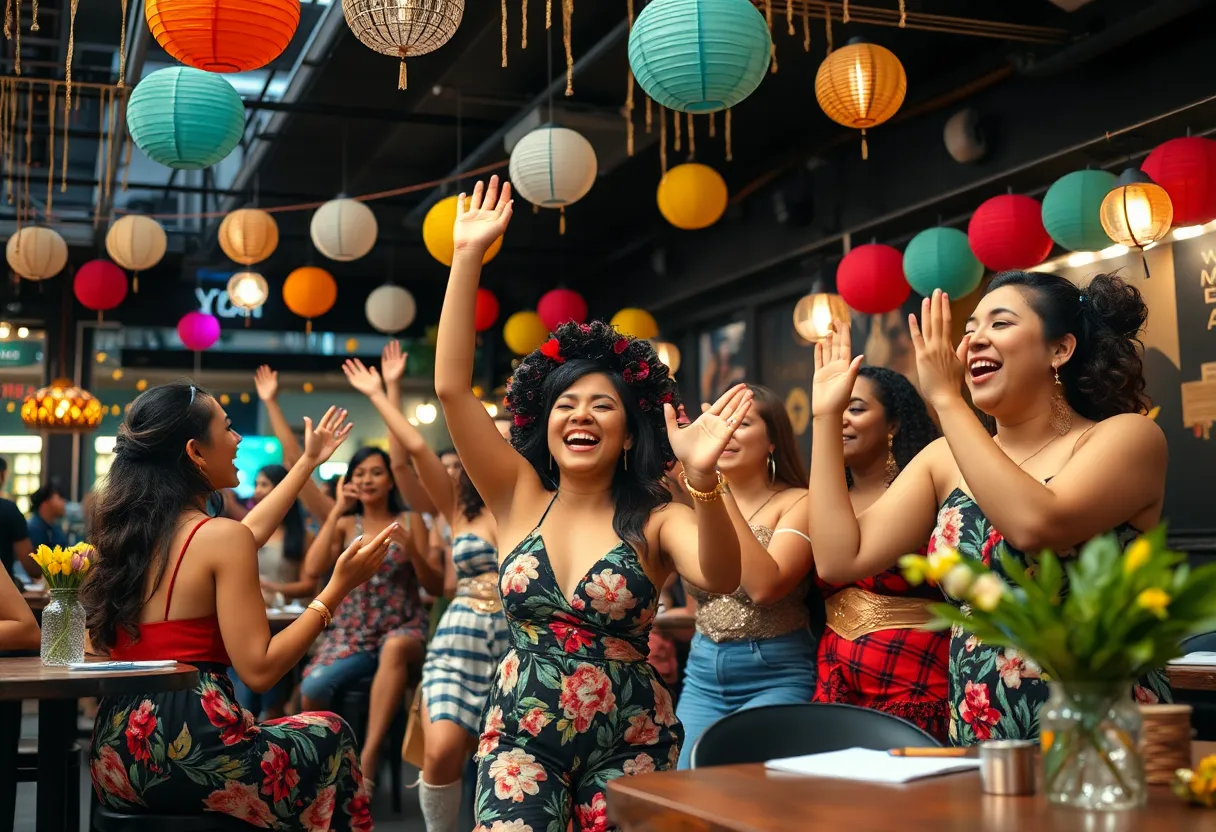 Celebration of women empowerment in San Antonio with live performances.