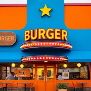Exterior view of Burger Boy's 10th location in Windcrest