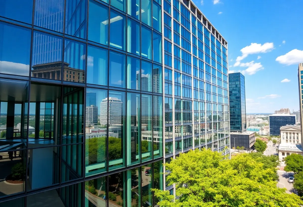 New office building of Corgan in Frost Tower, San Antonio.