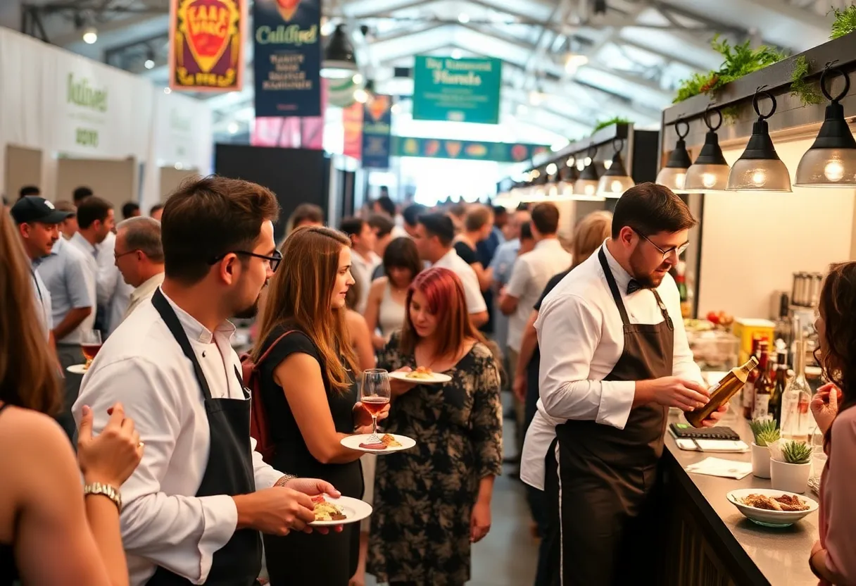 Guests enjoying food and drinks at the 2025 CultureMap Tastemaker Awards in San Antonio.