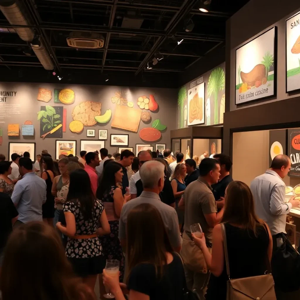 Attendees enjoying gourmet food at the CultureMap Tastemaker Awards 2025