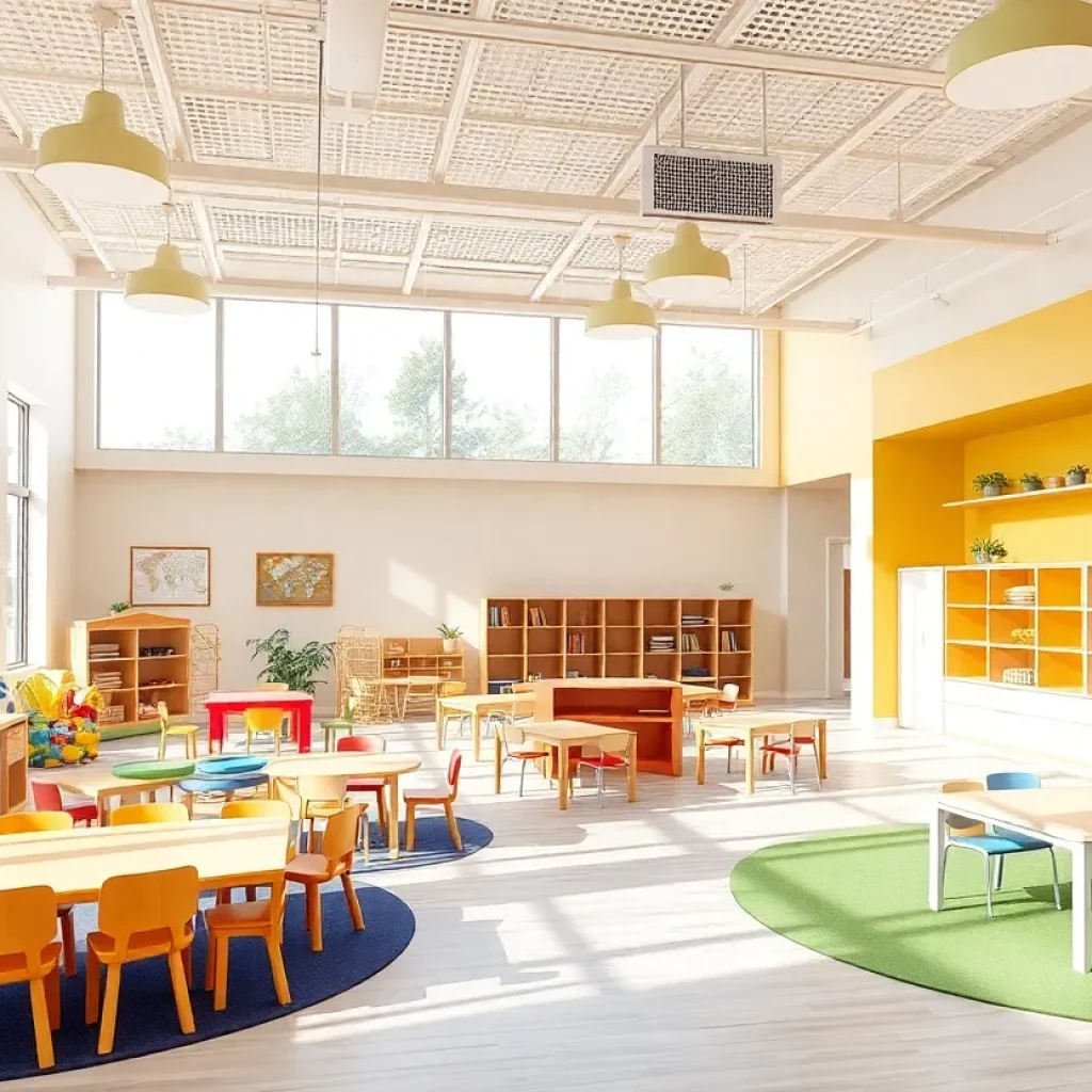 New Educare school construction site in San Antonio