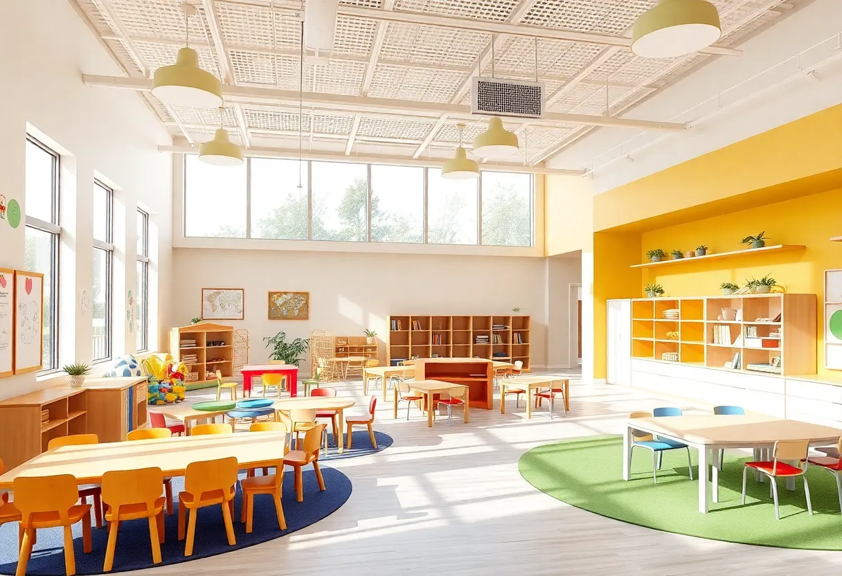New Educare school construction site in San Antonio