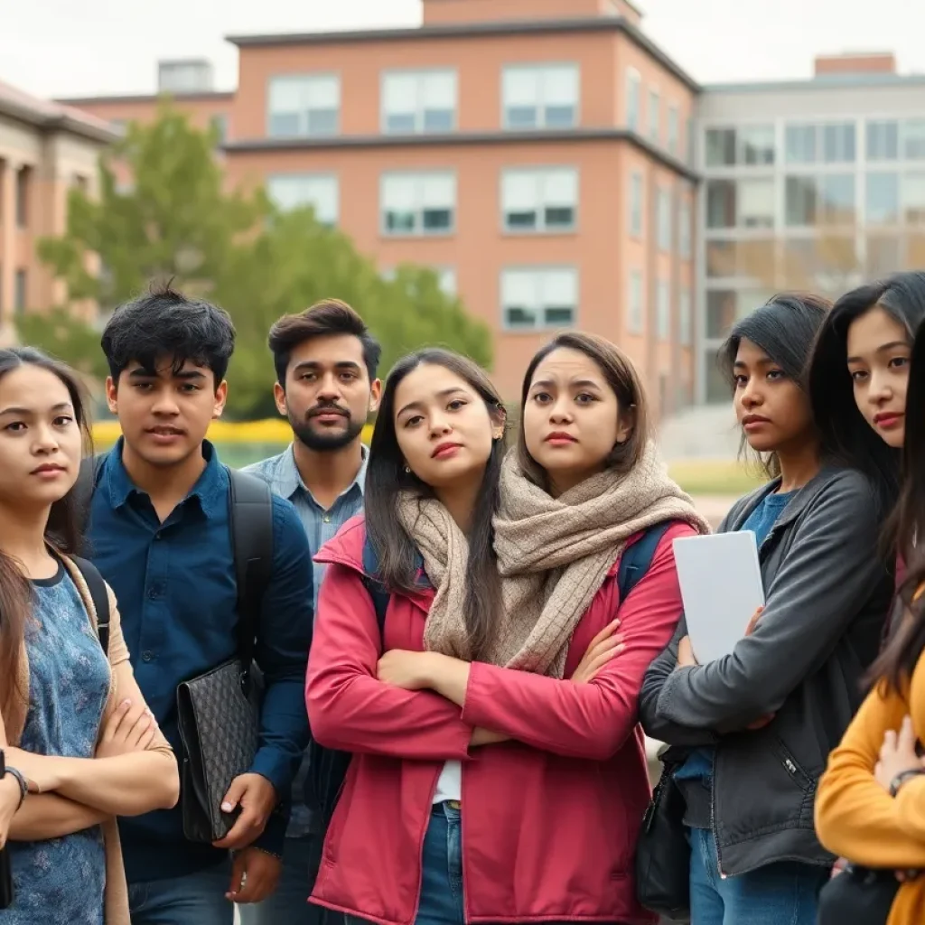 A group of concerned international students at UTSA