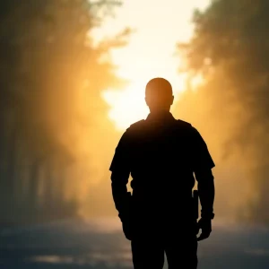 Illustration representing police officer conduct regarding mental health situations