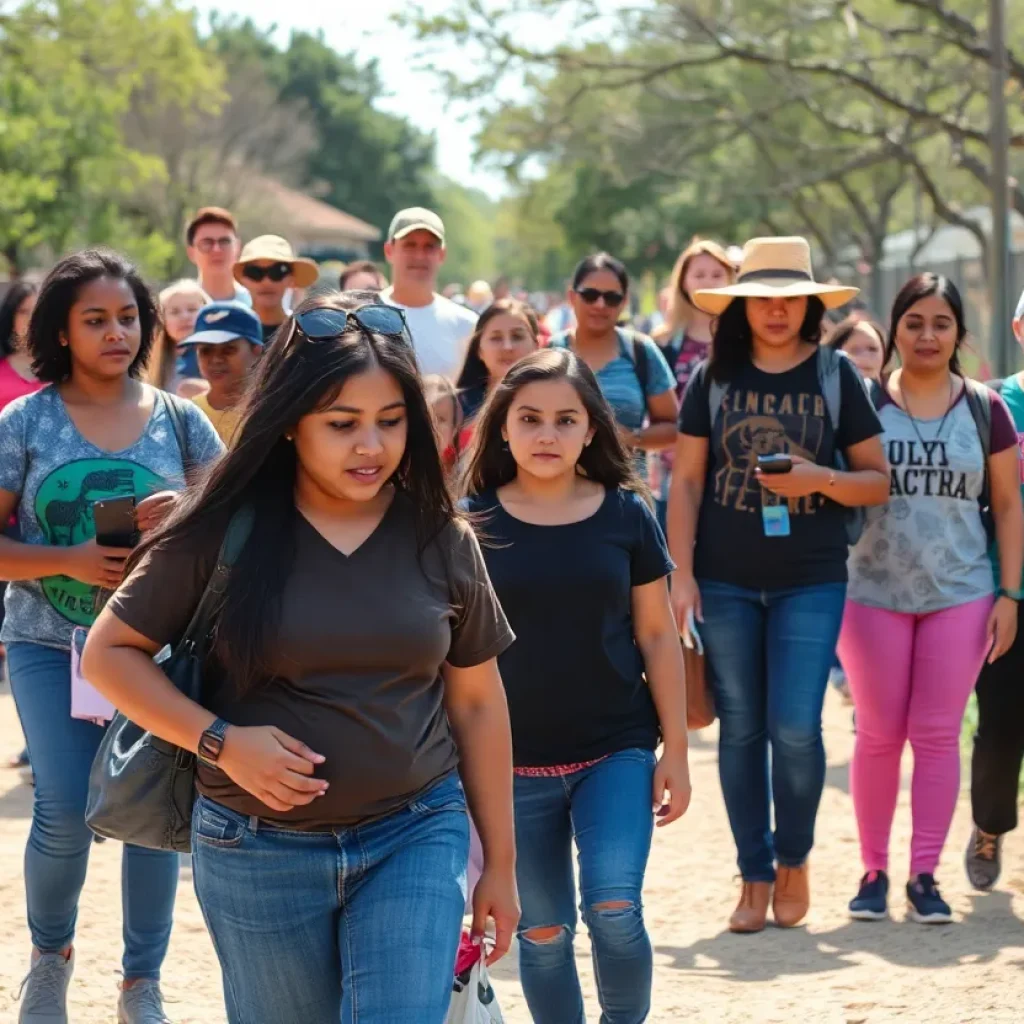 Community members searching for missing teenagers in San Antonio