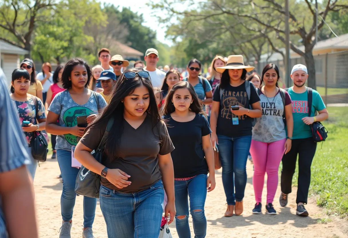Community members searching for missing teenagers in San Antonio