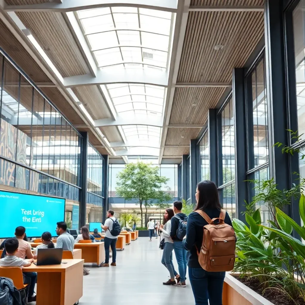 Modern educational facilities in San Antonio designed for future learning.