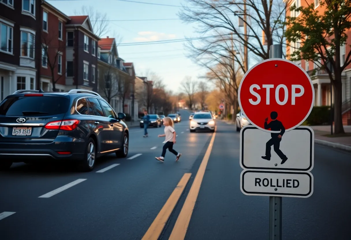 Family-friendly neighborhood with traffic calming features