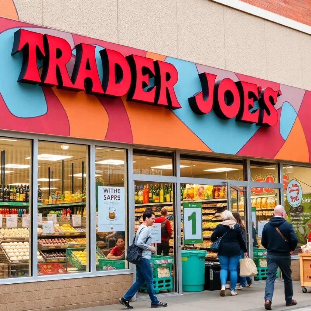 Exterior of Trader Joe's grocery store in San Antonio